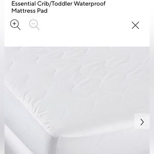 EUC Potter Barn Kids Essential Crib/Toddler Waterproof Mattress Pad